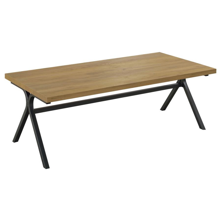 Colmar 3-piece Engineered Wood Coffee Table Set Golden Oak - 753424