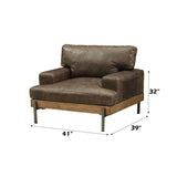 Silchester - Chair - Chocolate / Oak