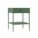 Colette - 1 Drawer Nightstand With Bottom Shelf - Green