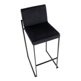 Fuji - Contemporary High Back Barstool Elegant Design