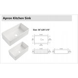 Ceramic Farmhouse Sink With Deep Basin And Stainless Steel Grid