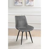 Tufted Swivel Side Chair (Set of 2) - Gray