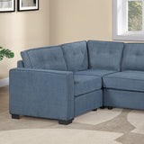 Reversible Chaise U - Sectional Couch, Living Room 3 Piece Set
