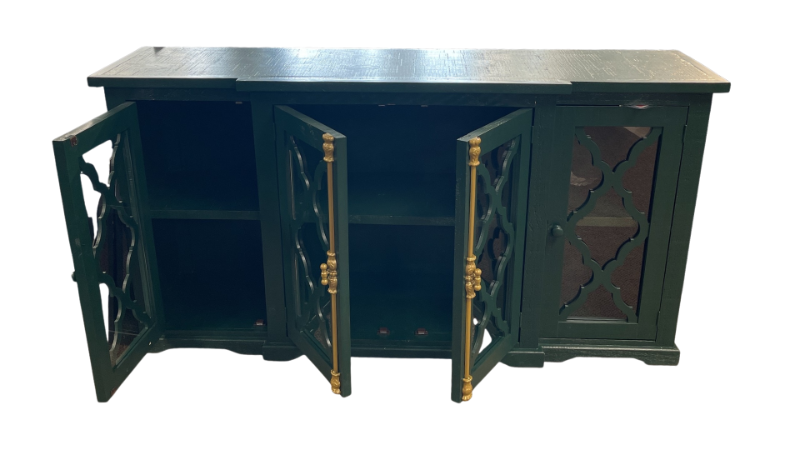 ZVA   HARVEY   CONSOLE   W/GLASS - HARVEYF