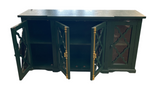 ZVA   HARVEY   CONSOLE   W/GLASS - HARVEYF