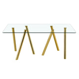 Dining Table With Transparent Surface