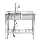 Freestanding Utility Sink With Accents