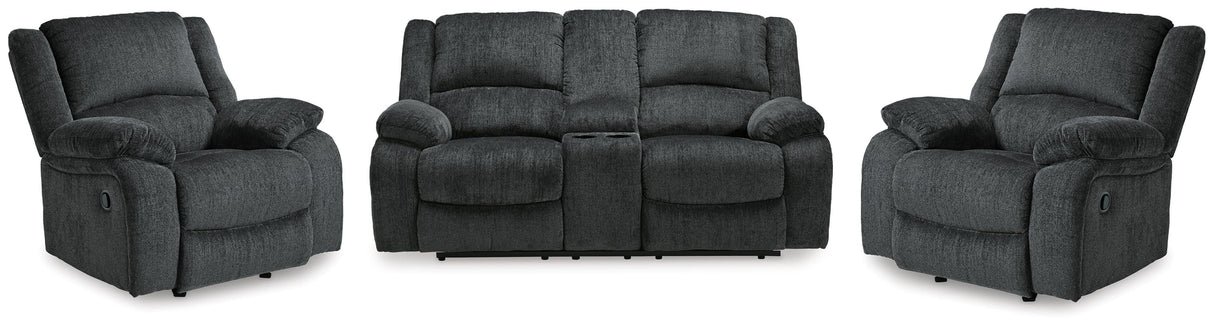 Draycoll Reclining Loveseat and 2 Recliners - 76504U10