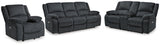Draycoll Power Reclining Sofa, Loveseat and Recliner - 76504U5
