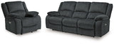 Draycoll Power Reclining Sofa and Power Recliner - 76504U11