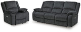 Draycoll Power Reclining Sofa and Power Recliner - 76504U11