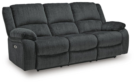 Draycoll Power Reclining Sofa and Loveseat - 76504U2