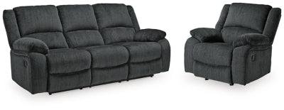 Draycoll Reclining Sofa and Recliner - 76504U3