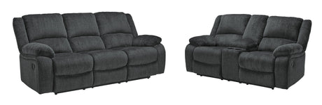Draycoll Reclining Sofa and Loveseat - 76504U1