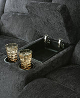 Draycoll Power Reclining Sofa and Loveseat - 76504U2
