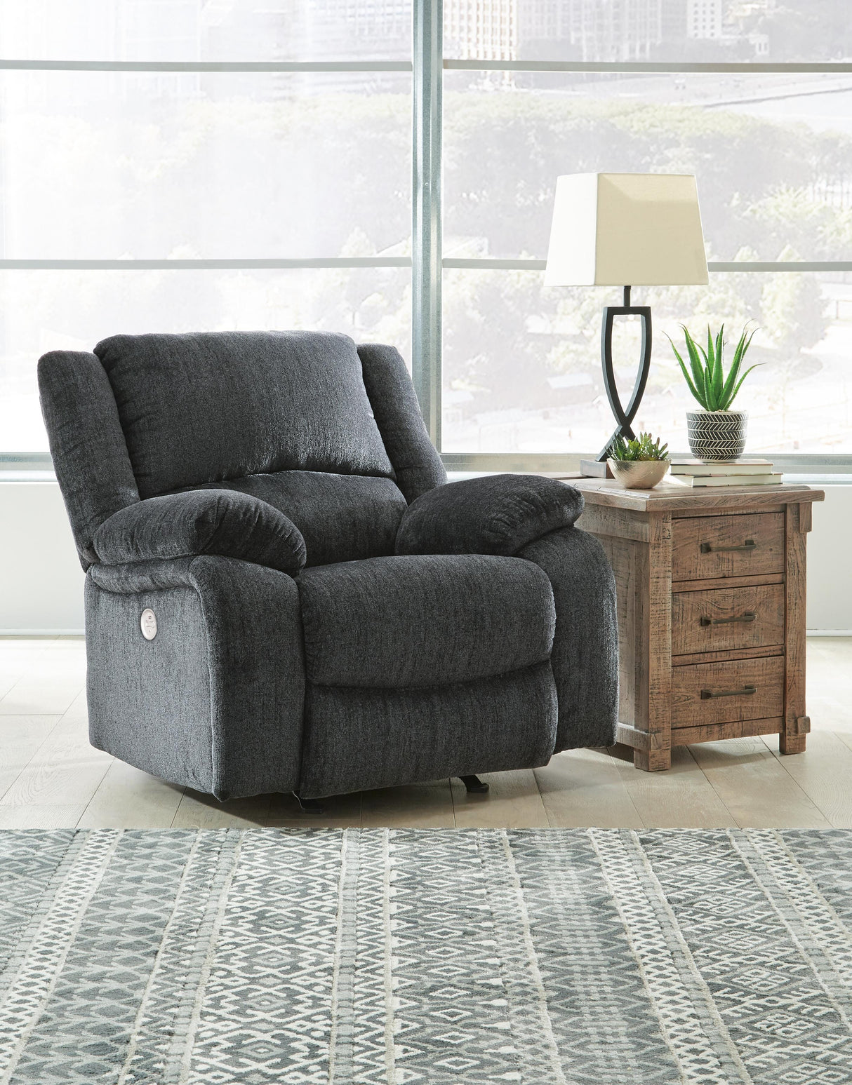 Draycoll Power Reclining Loveseat and Power Recliner - 76504U8