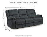 Draycoll Reclining Sofa and Recliner - 76504U3