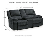 Draycoll Reclining Loveseat with Console and Recliner - 76504U7
