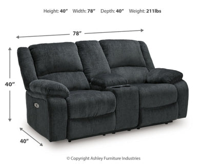 Draycoll 2 Power Reclining Loveseats and Recliner - 76504U6