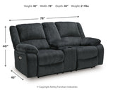Draycoll 2 Power Reclining Loveseats and Recliner - 76504U6