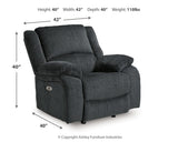 Draycoll 2 Power Reclining Loveseats and Recliner - 76504U6