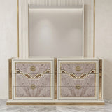 Omari - Mirror - Beige