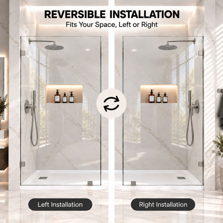 Frameless Walk-In Shower Glass Panel