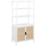 Kenneth - 3 Shelf Radio Weave Accent Cabinet
