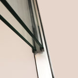 Modern Double Sliding Shower Enclosure, Tempered Glass