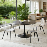 Round Tulip Table, Pedestal Design