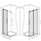 Frameless Shower Door With Handle