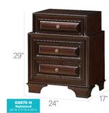 LaVita - Nightstand - Cappuccino