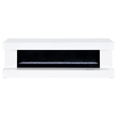 TV Stand Fireplace Console With Bluetooth Speaker