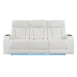 Electra - Power Reclining Set With Power Headrests, Massage And LED Lighting
