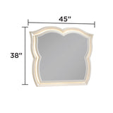 Flora - Framed Mirror With LED Lighting (Dresser Not Included) - Champagne