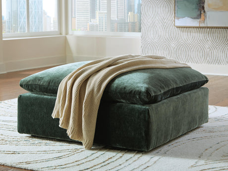 Carriage View Oversized Accent Ottoman - 7800108