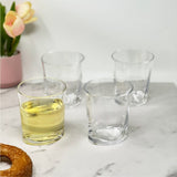 Halo - Leading Ware Oval Acrylic Glasses (Set of 4) Dof, Bpa Free, 12Oz Plastic Drinkware - Clear