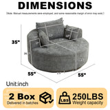 Single 360 Degree Swivel Chair For Living Room
