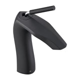 Contemporary Single Handle Lavatory Basin Sink Faucet Brass