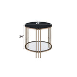 Abisha - Sintered Stone Top Round Table