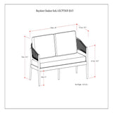 Bayshore - Outdoor Sofa - Natural