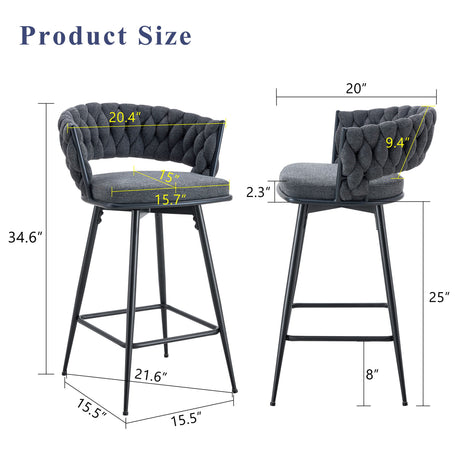Modern Swivel Chair For Bar High Tables