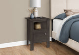 Accent Nightstand Side Table, Storage, Transitional - Oak