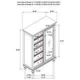 Berwick - 6 Drawer Chest With Door - Dark Oak