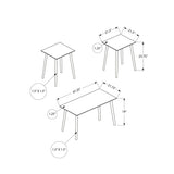 Contemporary 3 Piece Table Set With Coffee Table And 2 End Tables