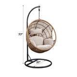 Vasant - Hanging Chair (Seat Cushion Included) - Beige