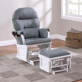Glider Chair With Ottoman