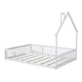 House Platform Bed With Guardrail
