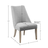 Winfield - Upholstered Dining Chair (Set of 2) - Light Gray