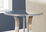 Accent Table, Side Mirror, Transitional - Silver
